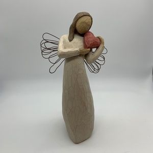 Vintage Willow Tree Angel of Heart Figurine Damdaco 2000 Susan Lordi